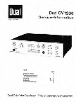 Dual CV-1200-Service-Manual 
